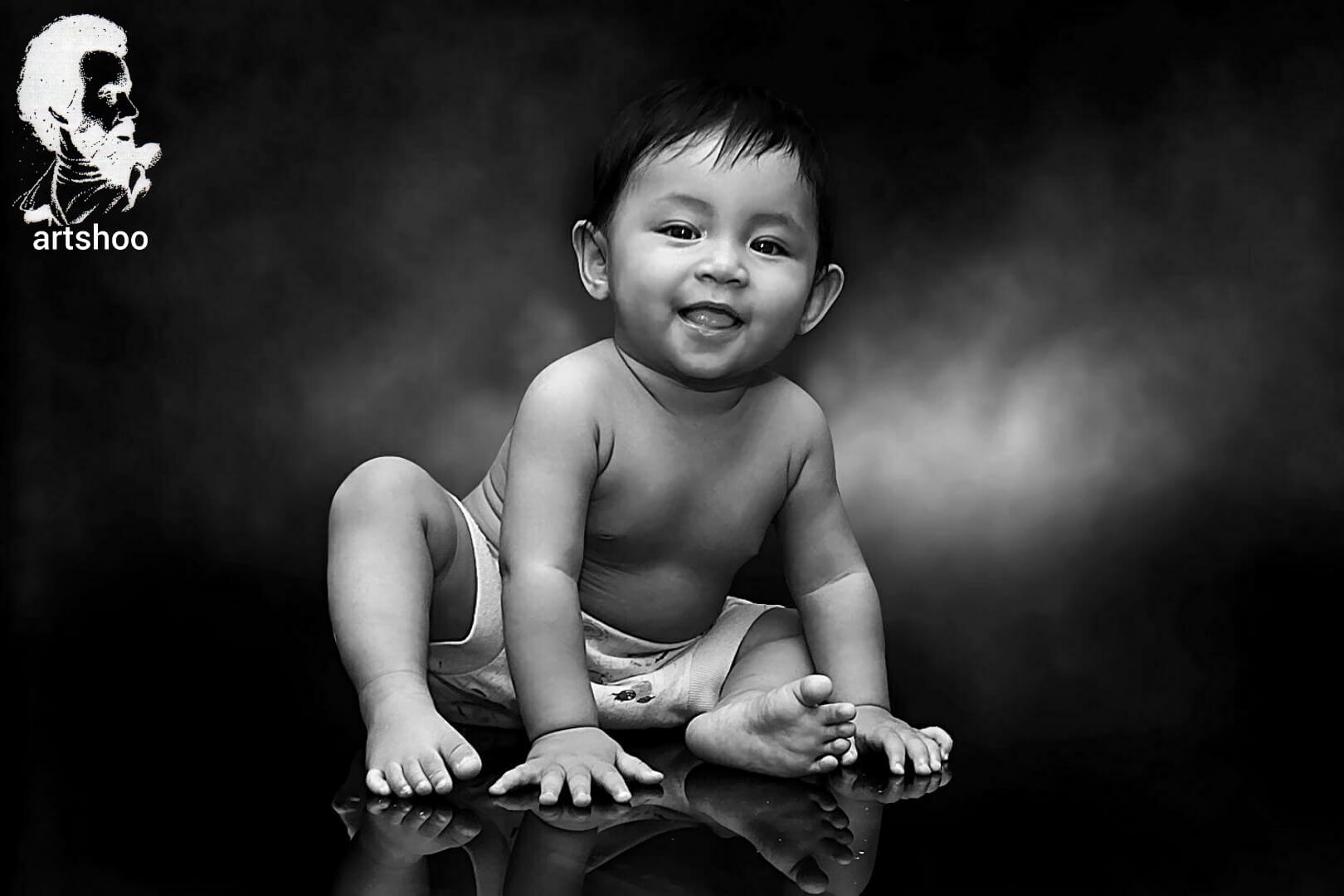 آموزش نقاشی سیاه قلم